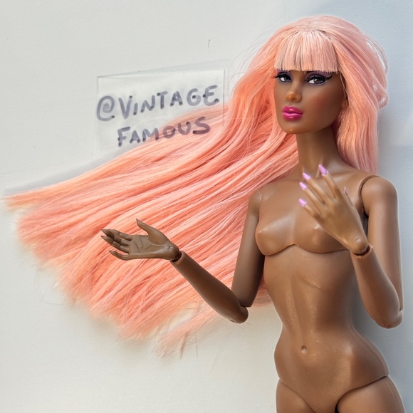 IT Tulabelle True Co Three of Hearts Hollis Hughes Nude Doll COA Pastel Hair AA - Picture 1 of 11